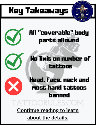 LAPD tattoo policy highlights